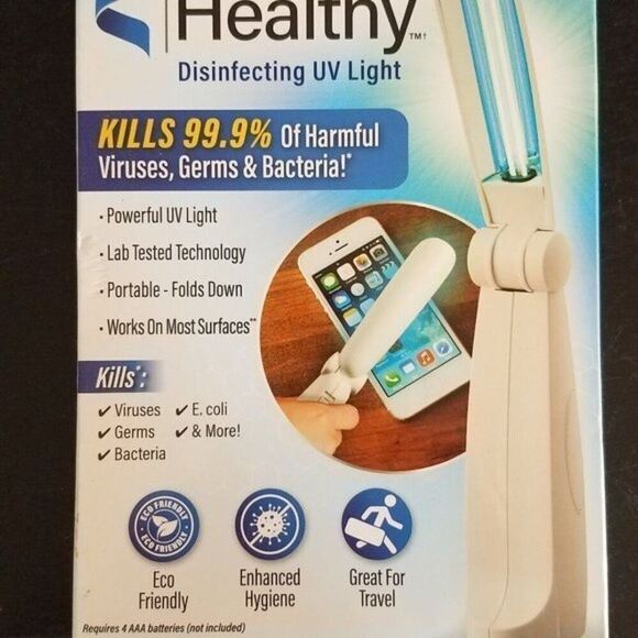 Safe & Healthy Disinfecting UV Light Folding Portable Wand (PPE) - Picture 3 of 6